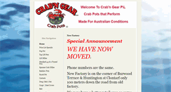 Desktop Screenshot of crabngear.com.au